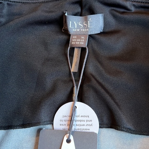 Lysse Snake reptile pull on leggings size XL black x large - Picture 5 of 7